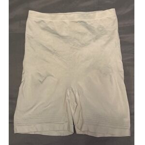 Flexees by Maidenform White Seamess High Waisted Slimming Shapewear‎ Shorts, XL